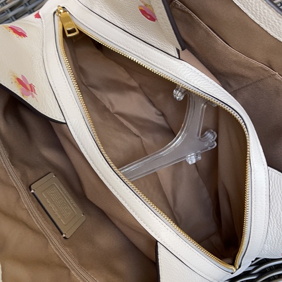 Coach Hallie Shoulder Bag With Pop Floral Print - Picture 11 of 16